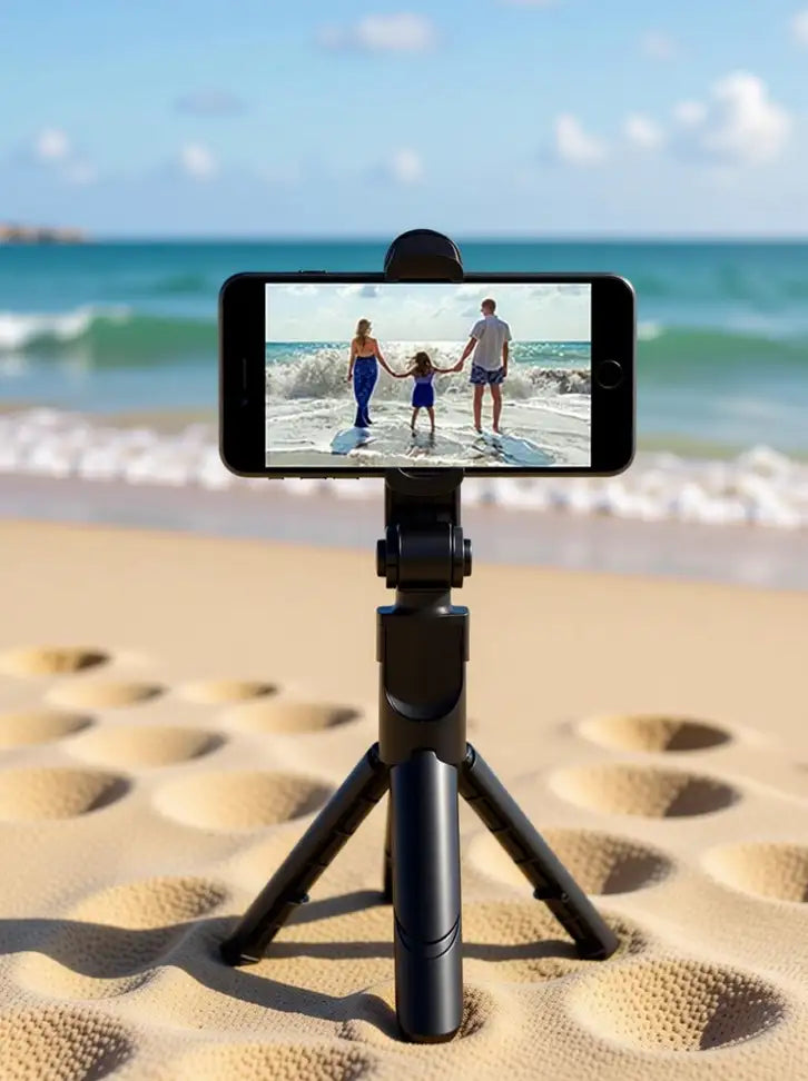 XITARA 3-in-1 Selfie Stick Tripod with Wireless Bluetooth Remote | Extendable Mobile Stand | Portable Tripod for Reels, Vlogging & Photography