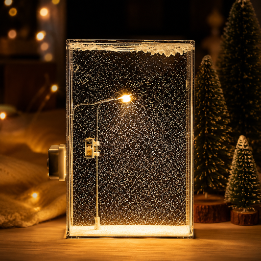 Magical Snowfall LED Night Lamp – Premium Aesthetic Room Decor Light