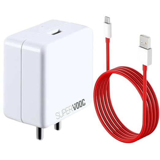SUPERVOOC 65W Fast Charger with Type-C Cable | Super Fast Charging | Smart Protection | Wide Compatibility