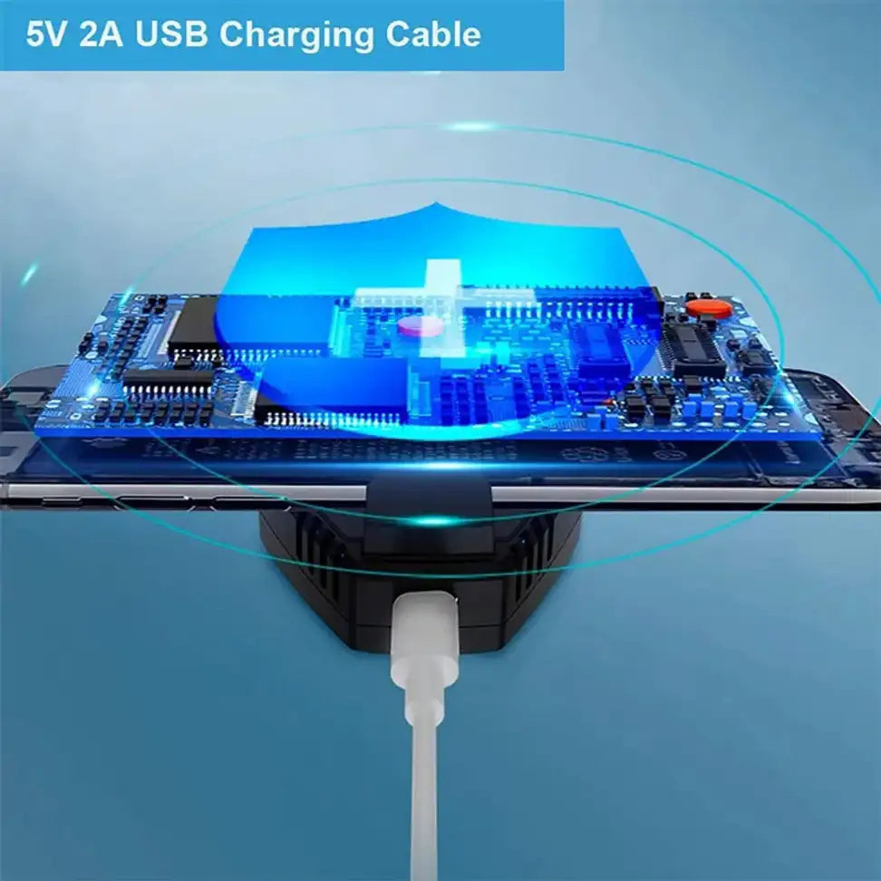 Mobile Phone Cooler Fan | RGB Gaming Cooling Fan | Mobile Radiator Cooling Pad | Fast Cooling for PUBG, BGMI & Free Fire