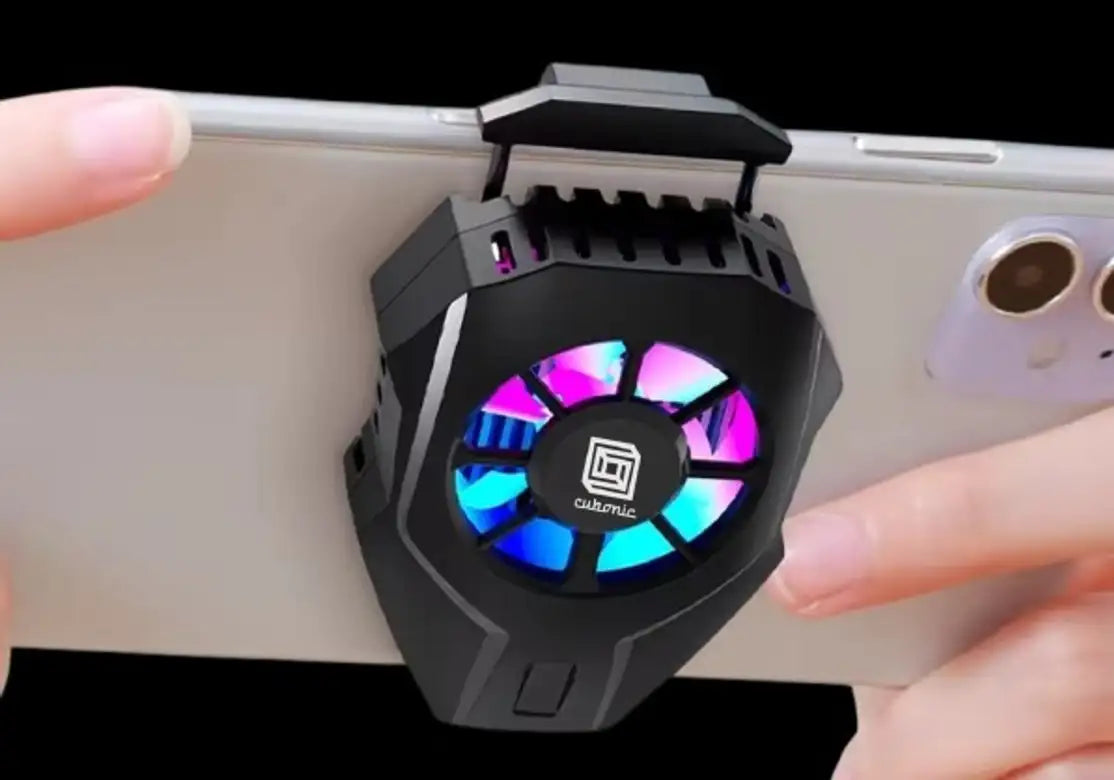 Mobile Phone Cooler Fan | RGB Gaming Cooling Fan | Mobile Radiator Cooling Pad | Fast Cooling for PUBG, BGMI & Free Fire