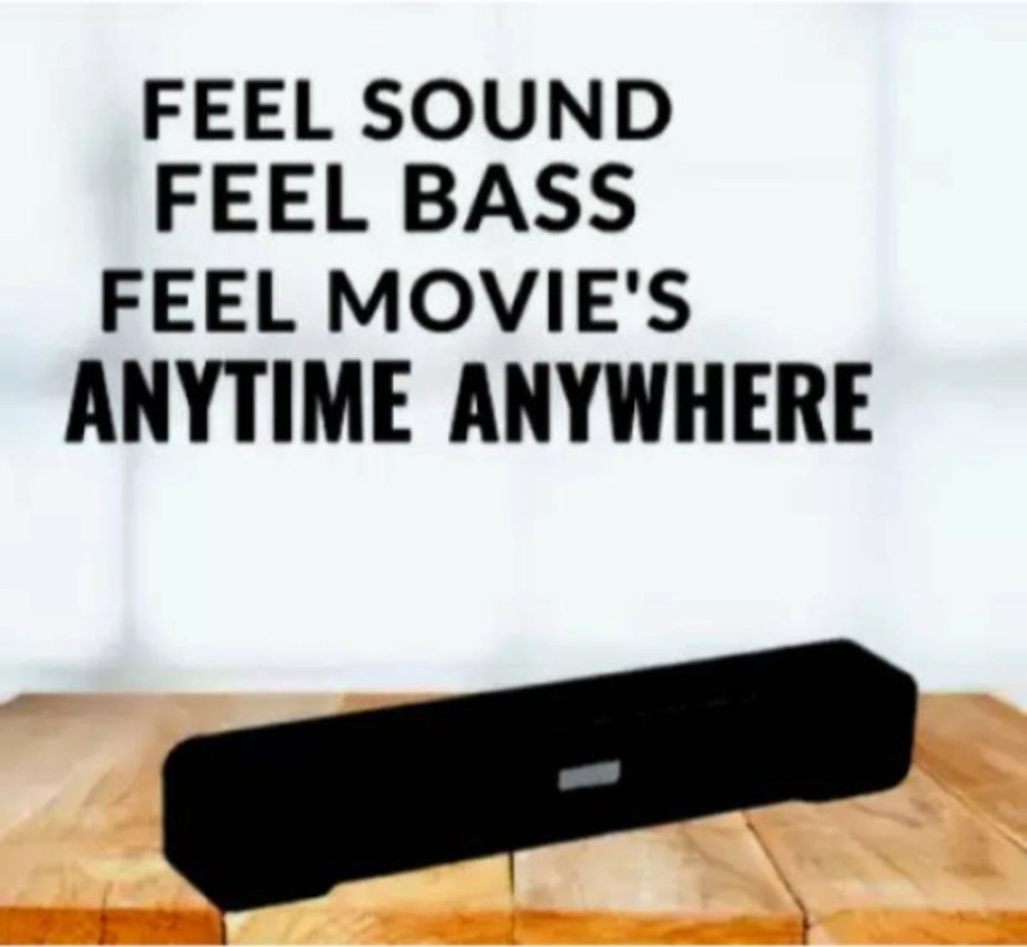 FRONY 15W Bluetooth Soundbar Speaker | 2400mAh Battery | Wireless Bluetooth 5.0 | LED Display | Deep Bass | USB/TF/AUX Support